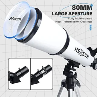 Astronomische telescoop 80/600 mm