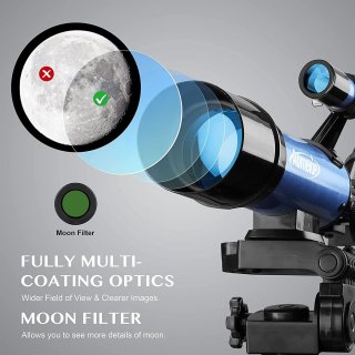 Wat vinden we goed aan de Astronomische telescoop Refractor 50/360