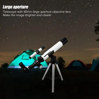 Astronomische telescoop - sterrenkijker - 400mm brandpuntsafstand - zwart