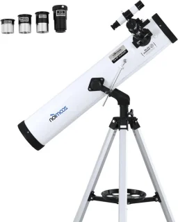 Astronomische telescoop voor beginners - 152x vergroting - zilver