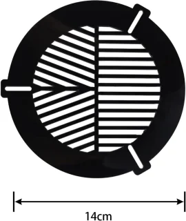 Bahtinov Focus Hood – Herringbone Plaat voor Refractor en Dobsonian