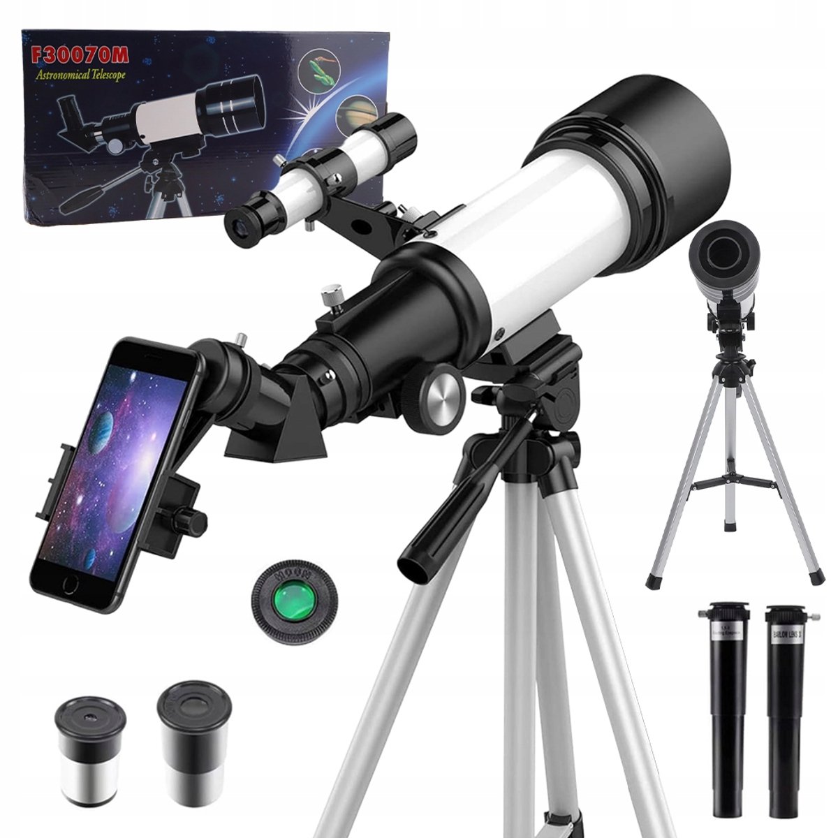 De Bedee Kindertelescoop 70mm Refractor met Statief in één oogopslag