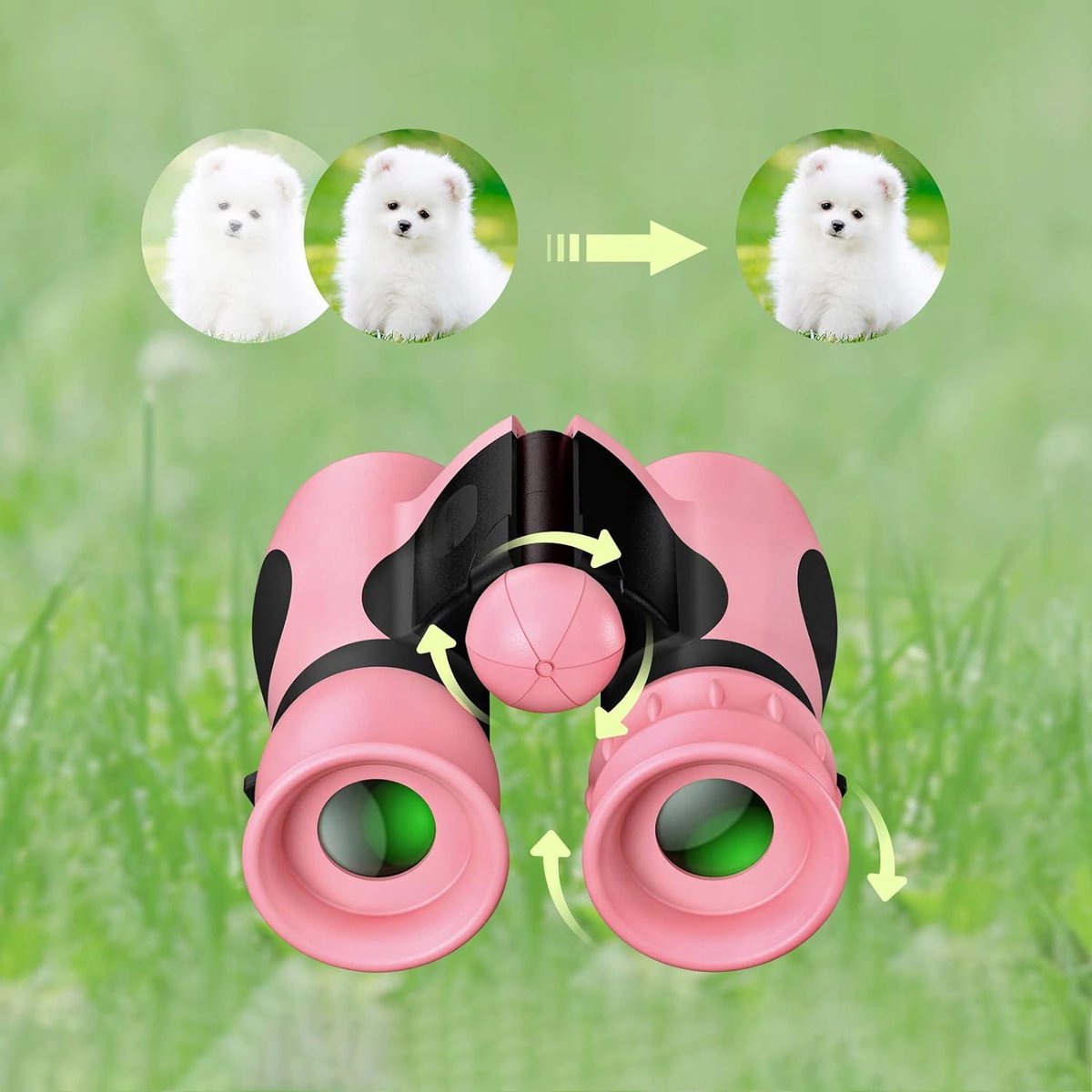 Bedee Kinderverrekijker Roze 8x