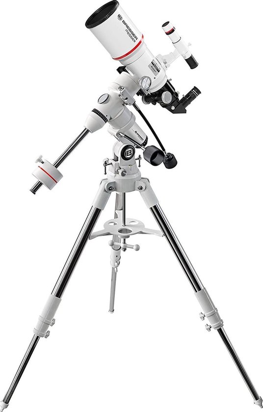Bresser Ar-102xs/460 Exos-1 EQ4 Telescoop RVS/Aluminium Zilver/Wit