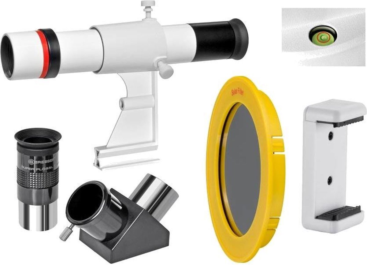 Bresser AR-90L/1200 EQ-5/EXOS2 GoTo Telescoop RVS/Aluminium