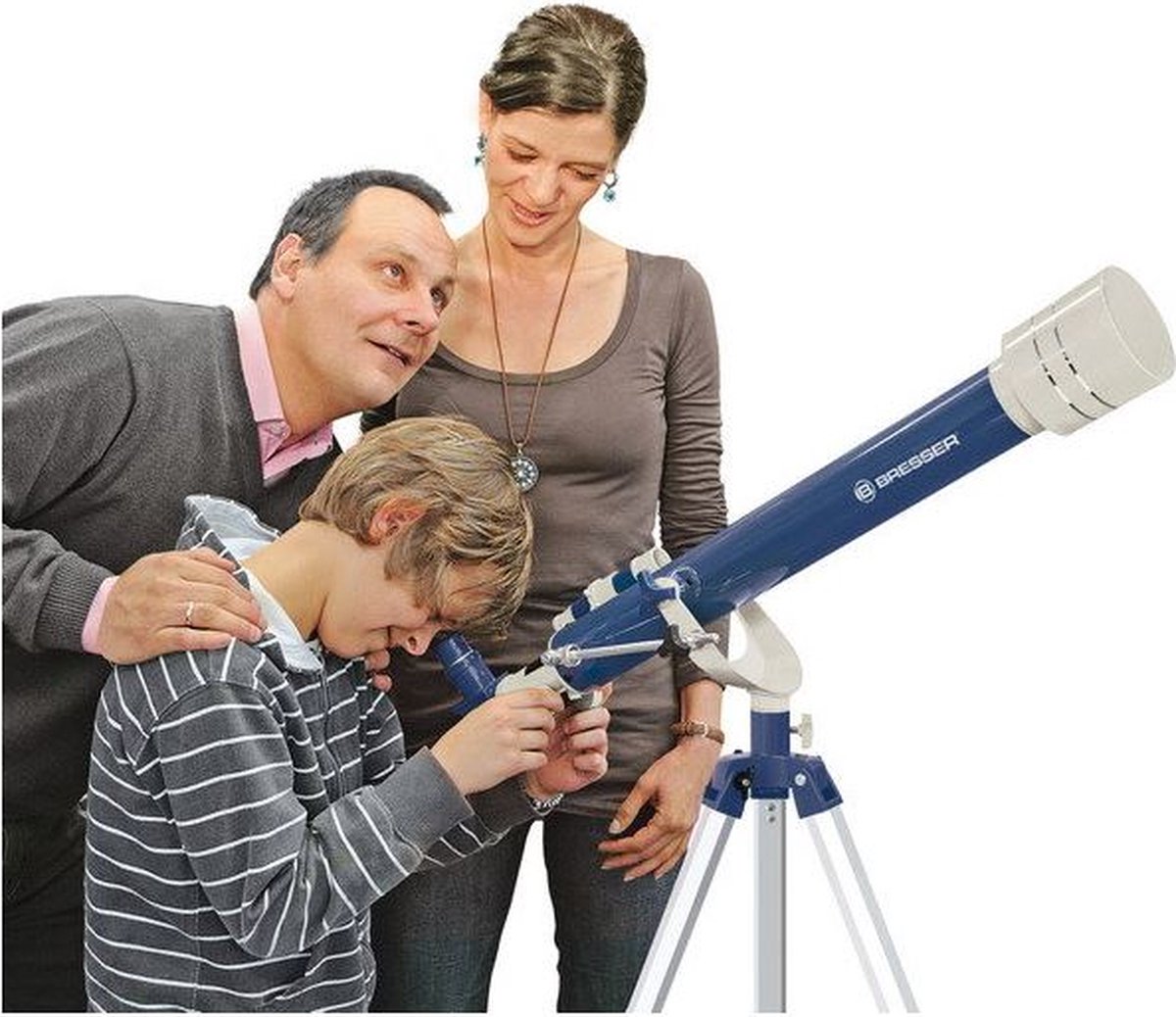Bresser Junior 60/700 Telescoop Blauw/Grijs