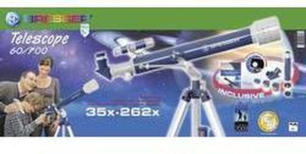 Bresser Junior 60/700 Telescoop Blauw/Grijs