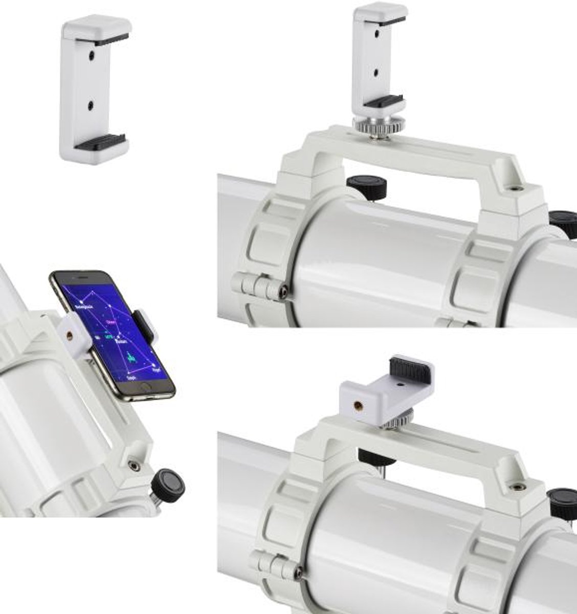 Bresser Messier NT-130/1000 Exos-1 Telescoop Wit