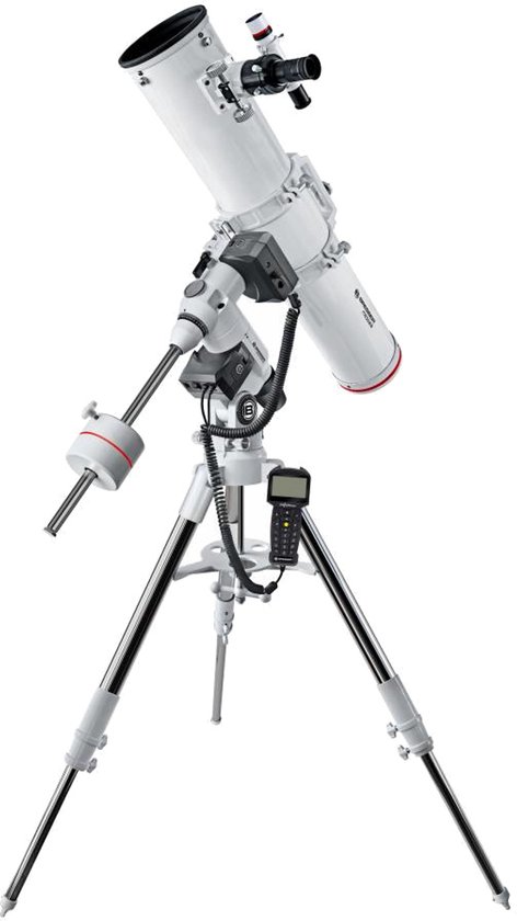 Bresser Nt-130/1000 Eq-5 Goto Telescoop Rvs-aluminium