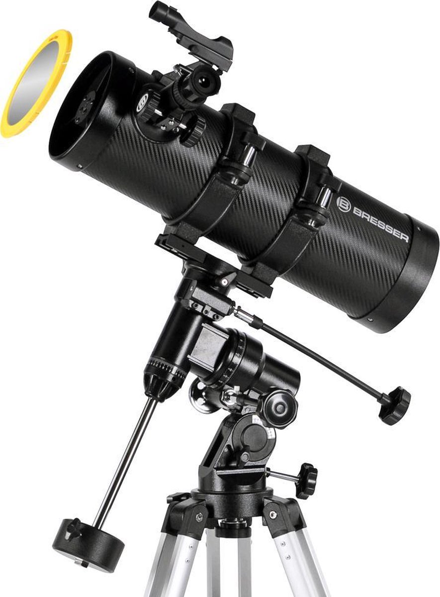 Bresser Pluto 114/500 EQ-3 Telescoop met Smartphone-adapter
