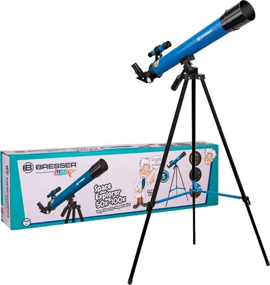 Bresser Space Explorer 45/600 Telescoop Blauw