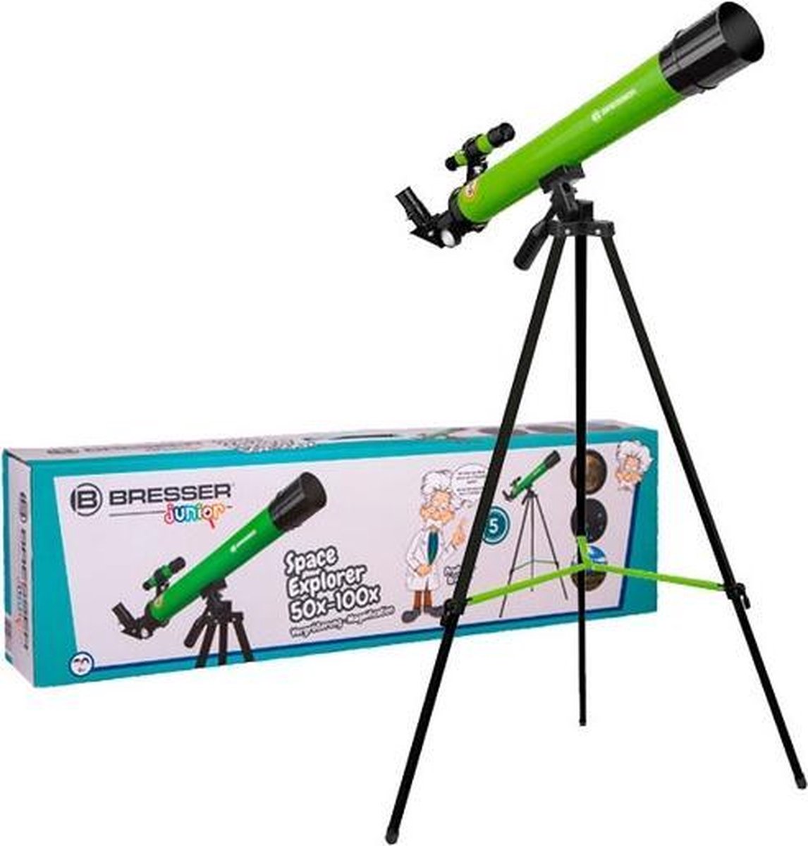 Bresser Space Explorer 45/600 Telescoop Groen