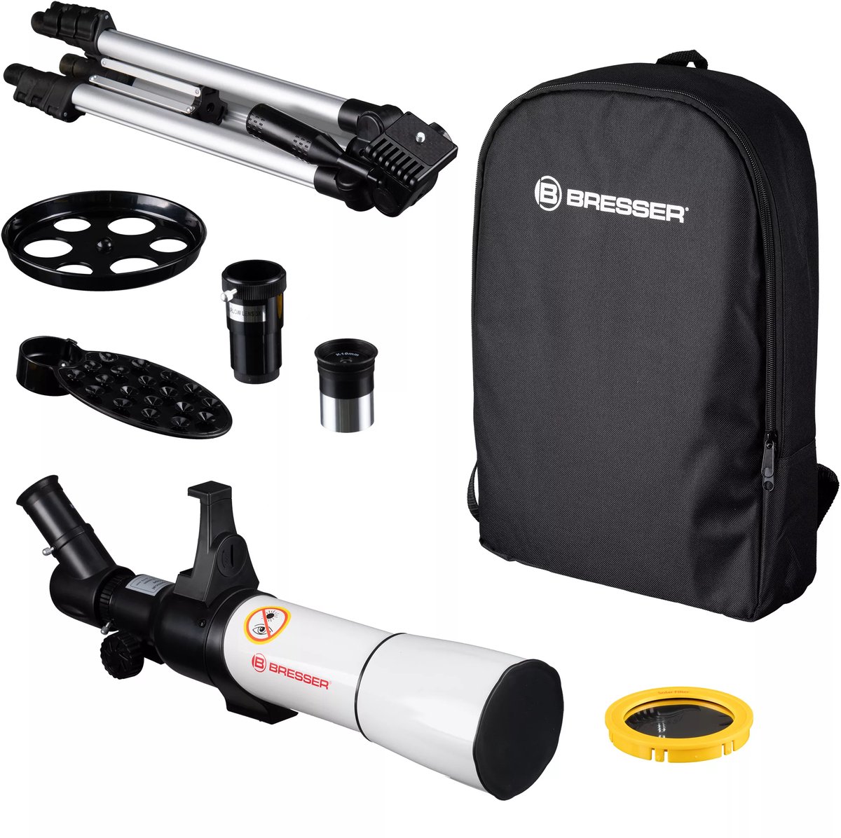 BRESSER SpaceRacer 70/400 Refractortelescoop Beginners