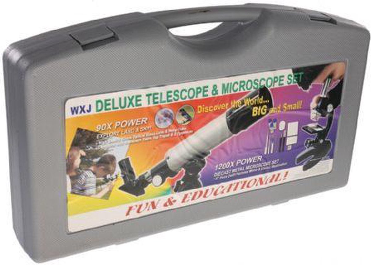 Byomic Microscoop- en Telescoopset Beginners in Koffer