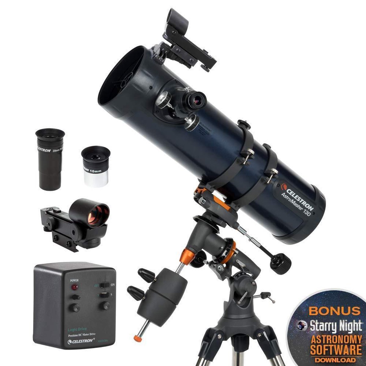 Celestron AstroMaster 130EQ-MD Reflector Blauw