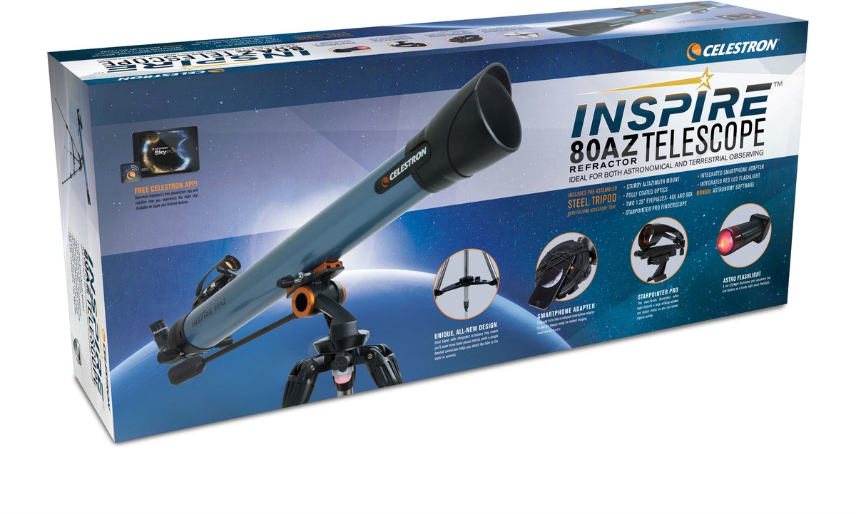 Celestron Inspire 80mm AZ Telescoop
