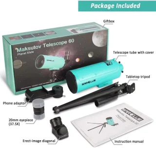 Compacte Maksutov-Cassegrain Telescoop