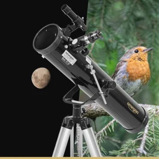Compacte refractor telescoop voor beginners 80mm opening en 400mm brandpuntsafstand