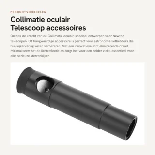 Dailygoods collimatie oculair aluminium 1.25 inch