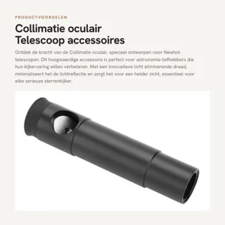 Dailygoods collimatie oculair aluminium 1.25 inch