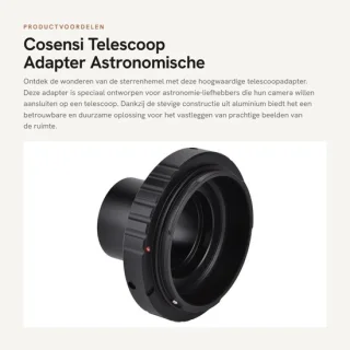 Dailygoods telescoopadapter voor camera's
