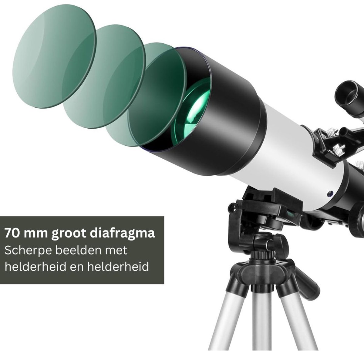 DailySupplies® Sterrenkijker Telescoop met Statief
