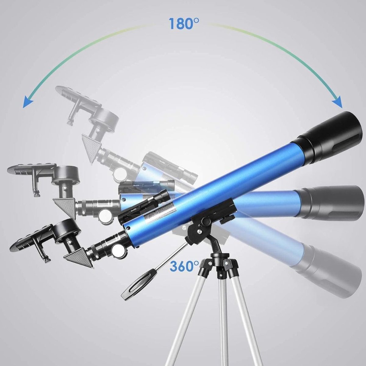 DailySupplies Sterrenkijker Telescoop Wit met Statief en Tas