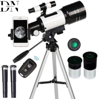 De Deniva Reistelescoop Sterrenkijker 300/70 mm in één oogopslag