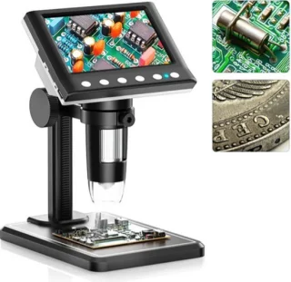 Digitale Microscoop 4.3" 1600X 1080P met LED-lamp