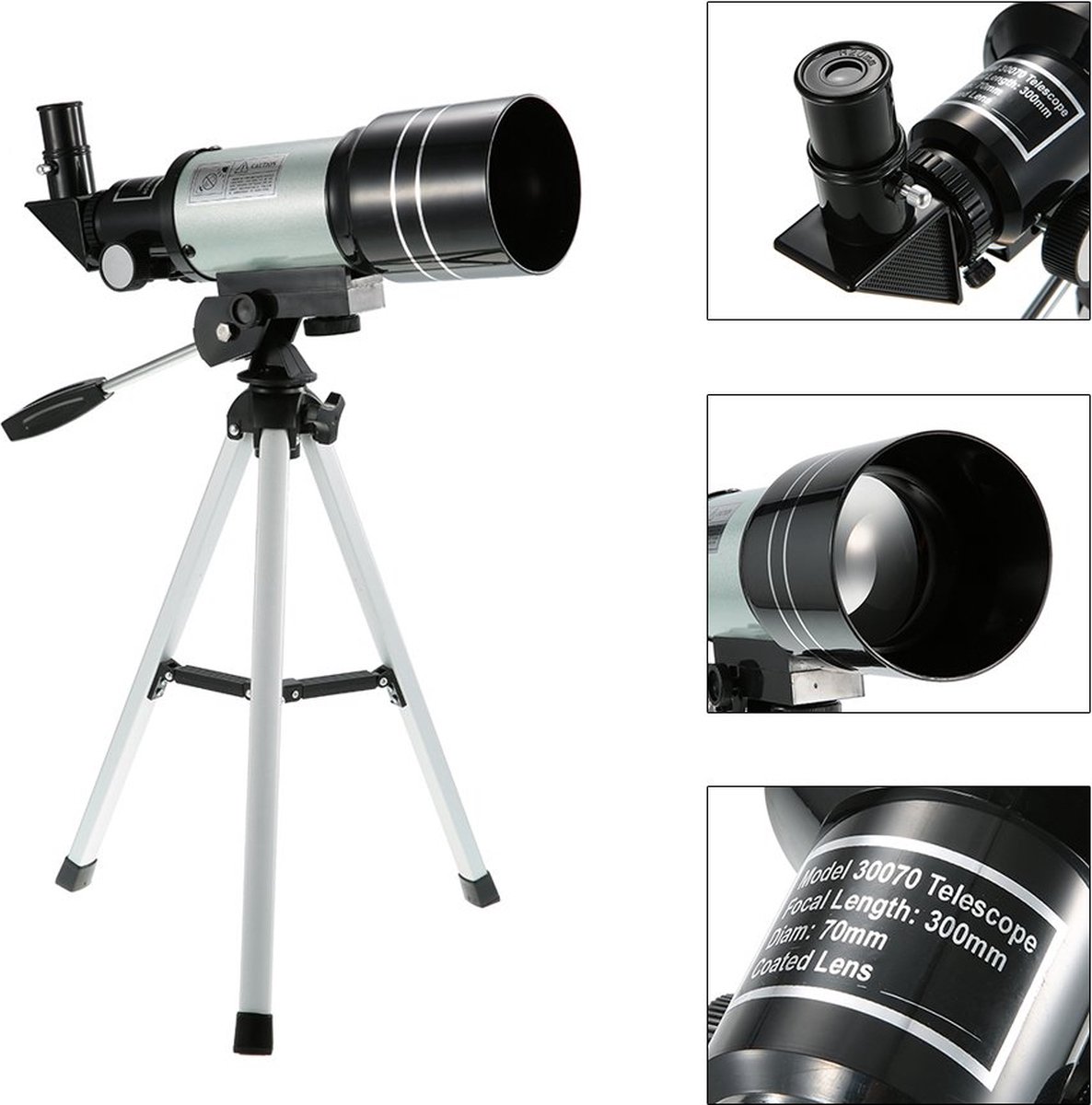 DrPhone SUPERNOVAX1 70/400MM Telescoop Cyaan