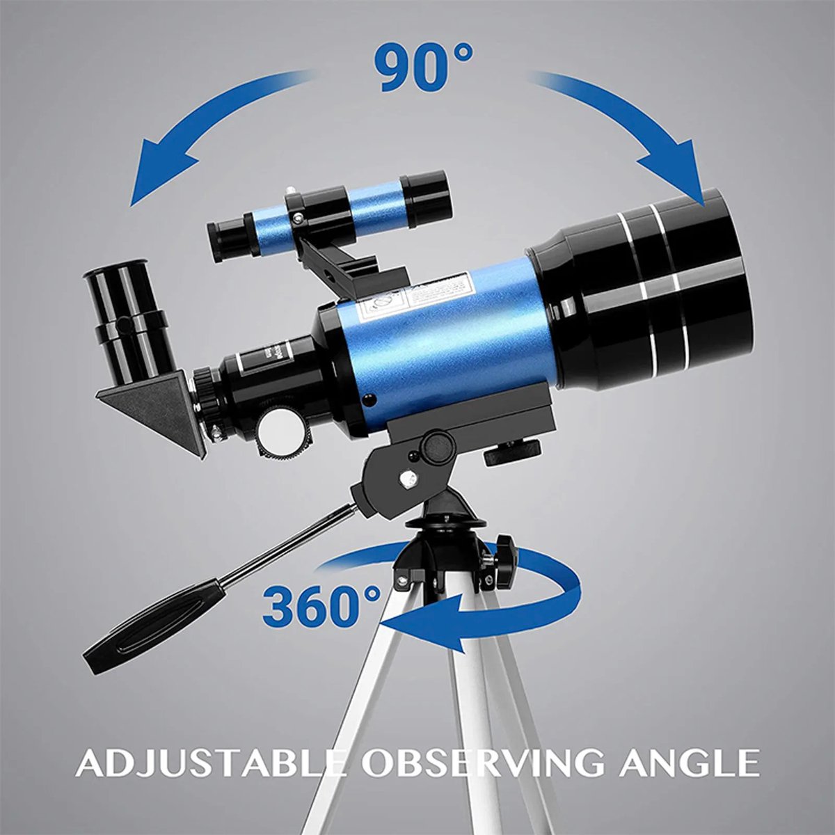 DrPhone SUPERNOVAX1 70/400MM Telescoop Cyaan