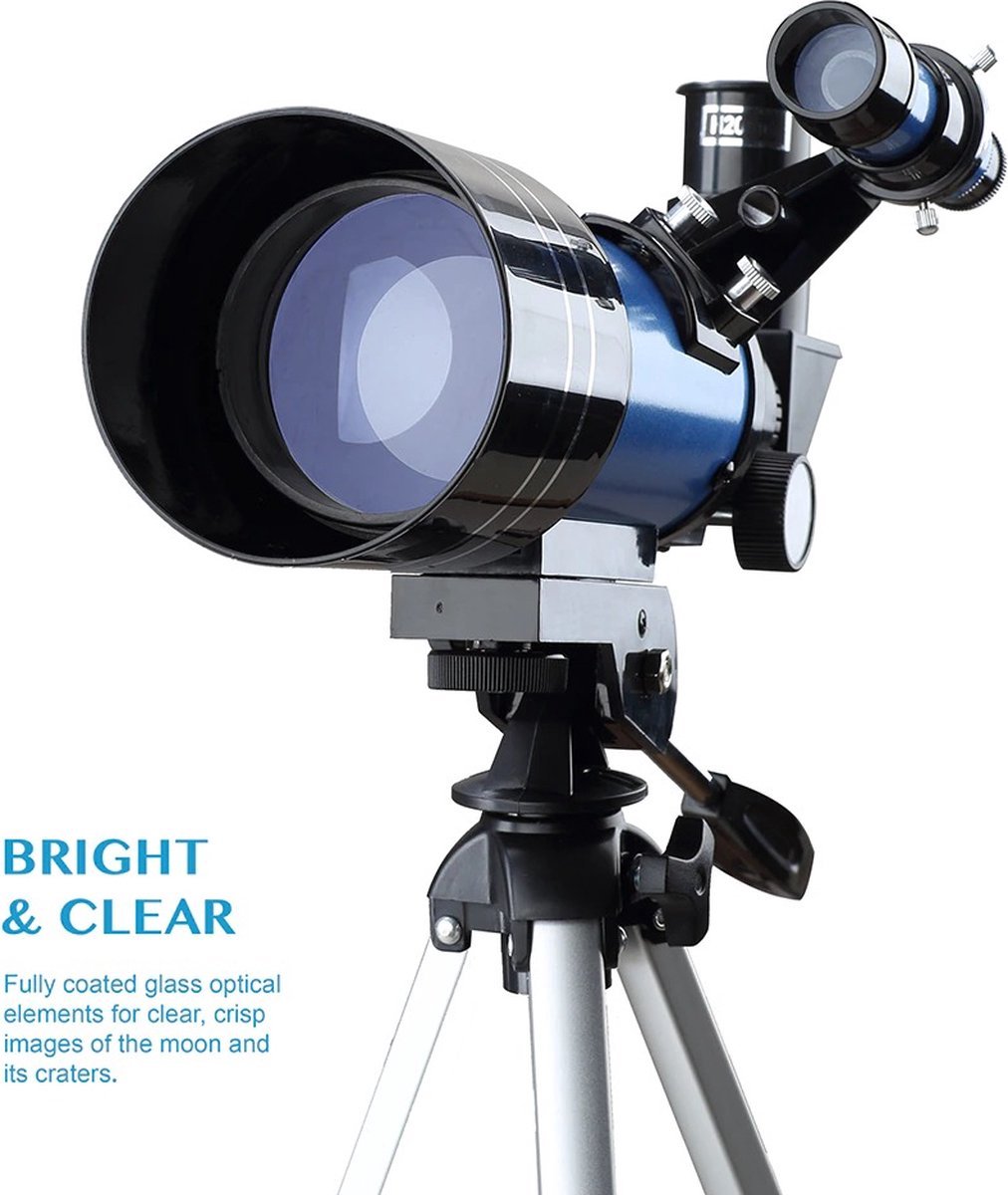 DrPhone SUPERNOVAX2 Junior HD Telescoop 300x70mm Cyaan