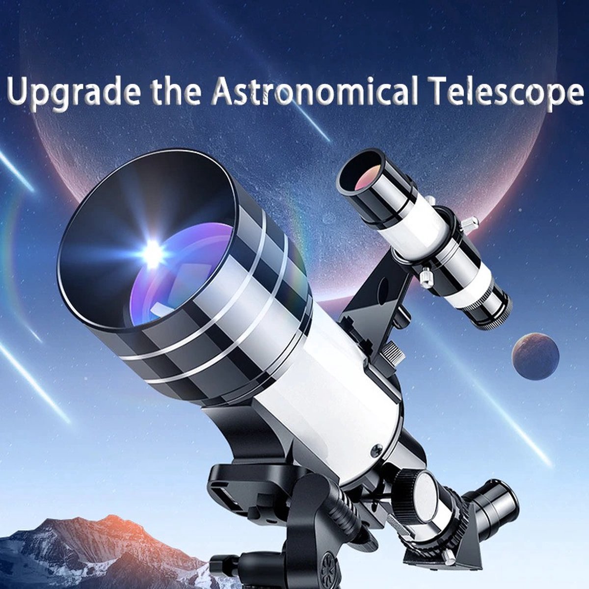 DrPhone SUPERNOVAX2 Junior HD Telescoop 300x70mm Cyaan