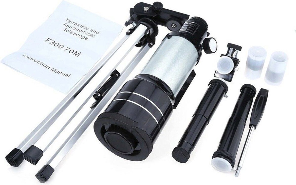 DrPhone SUPERNOVAX2 Junior HD Telescoop 300x70mm Cyaan