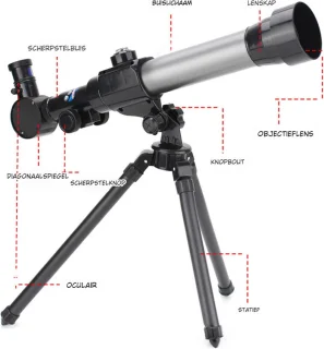 DrPhone SuperNovaX4 Kinder Telescoop Zilver
