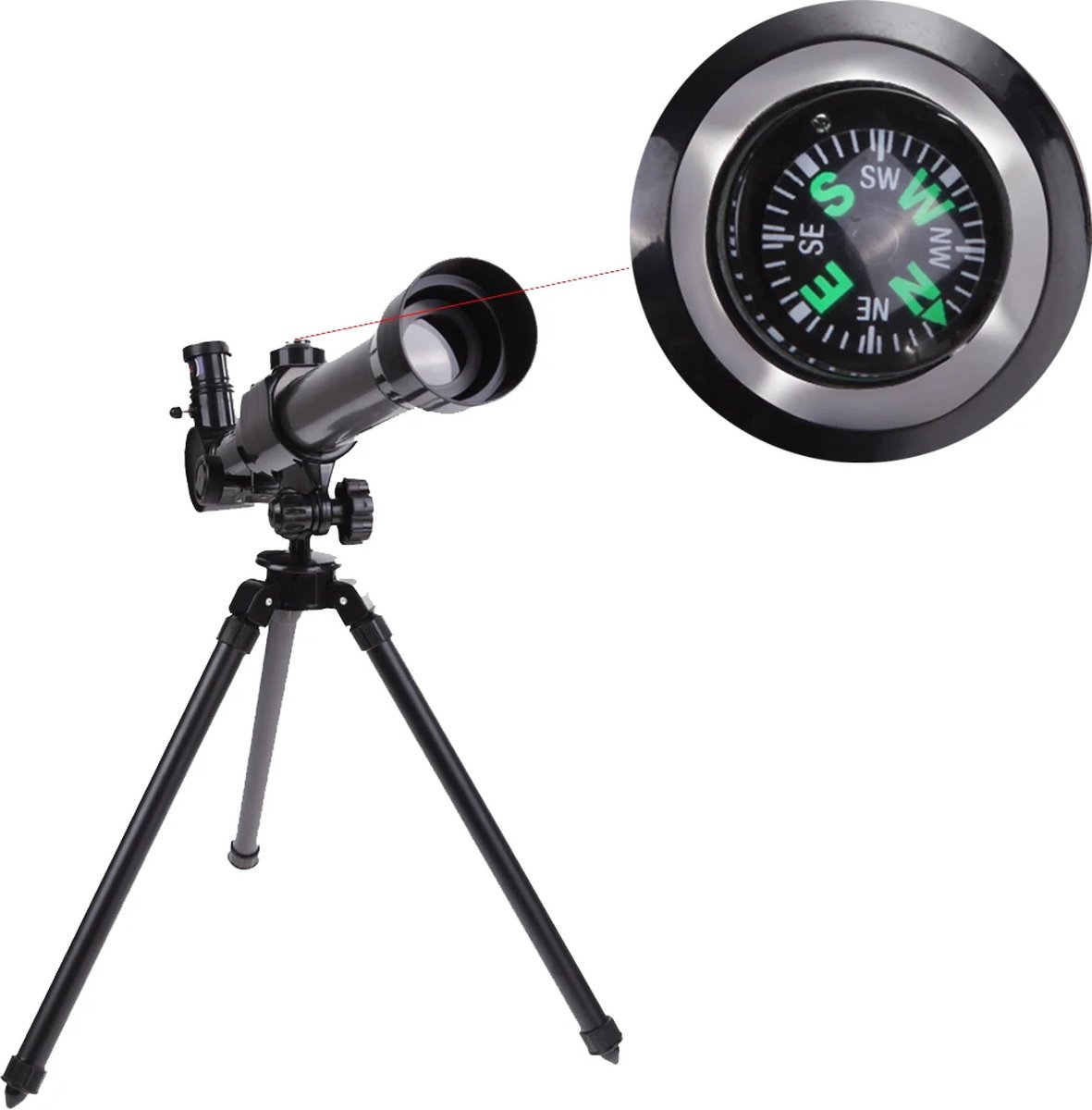 DrPhone SuperNovaX4 Kinder Telescoop Zilver