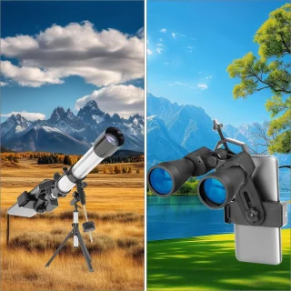 E-Ambar - Smartphoneadapter voor telescopen, monoculairs en verrekijkers