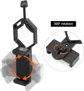 E-Ambar - Smartphoneadapter voor telescopen, monoculairs en verrekijkers