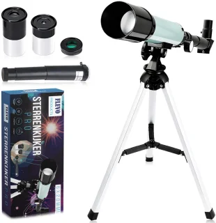 De Flevo Products telescoop 90x zoom set in één oogopslag