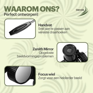 Wat vinden we goed aan de Gerole® Sterrenkijker Refractor Telescoop