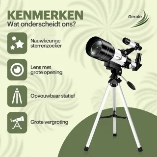 Gerole® Sterrenkijker Refractor Telescoop