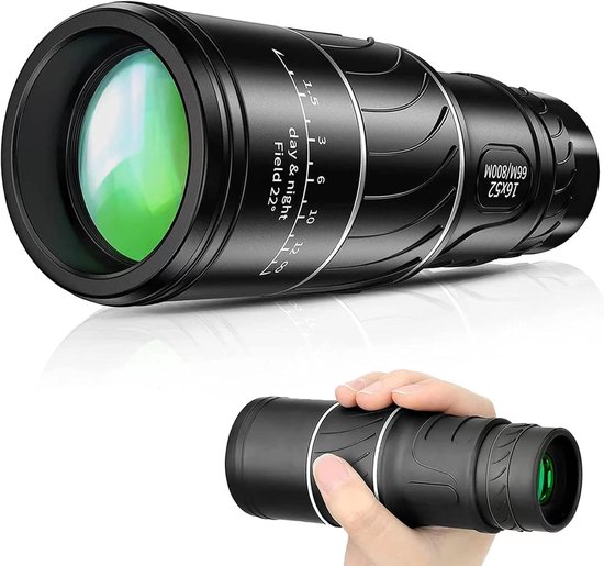 High Power 16x52 Compact Monoculair Telescoop BAK4 Prisma review