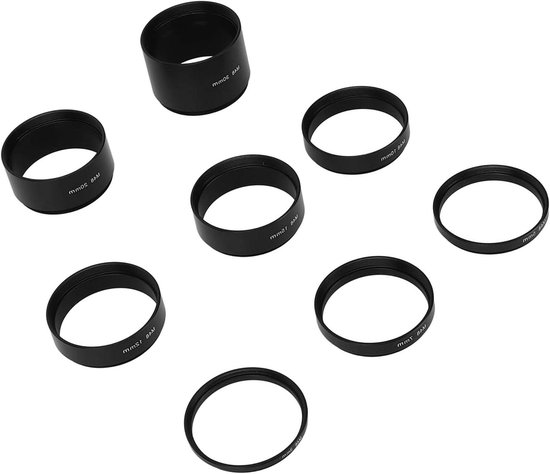 Inovra Plus Astronomische Extension Tube Kit 8-delig M48X0.75 Aluminium