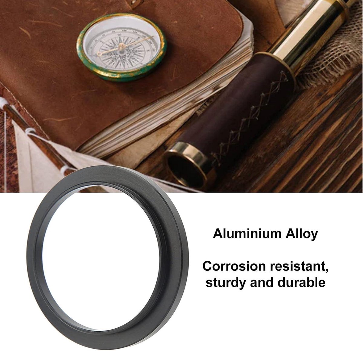 JGS Premium Aluminium Adapterring M42 naar M48 0,75 mm