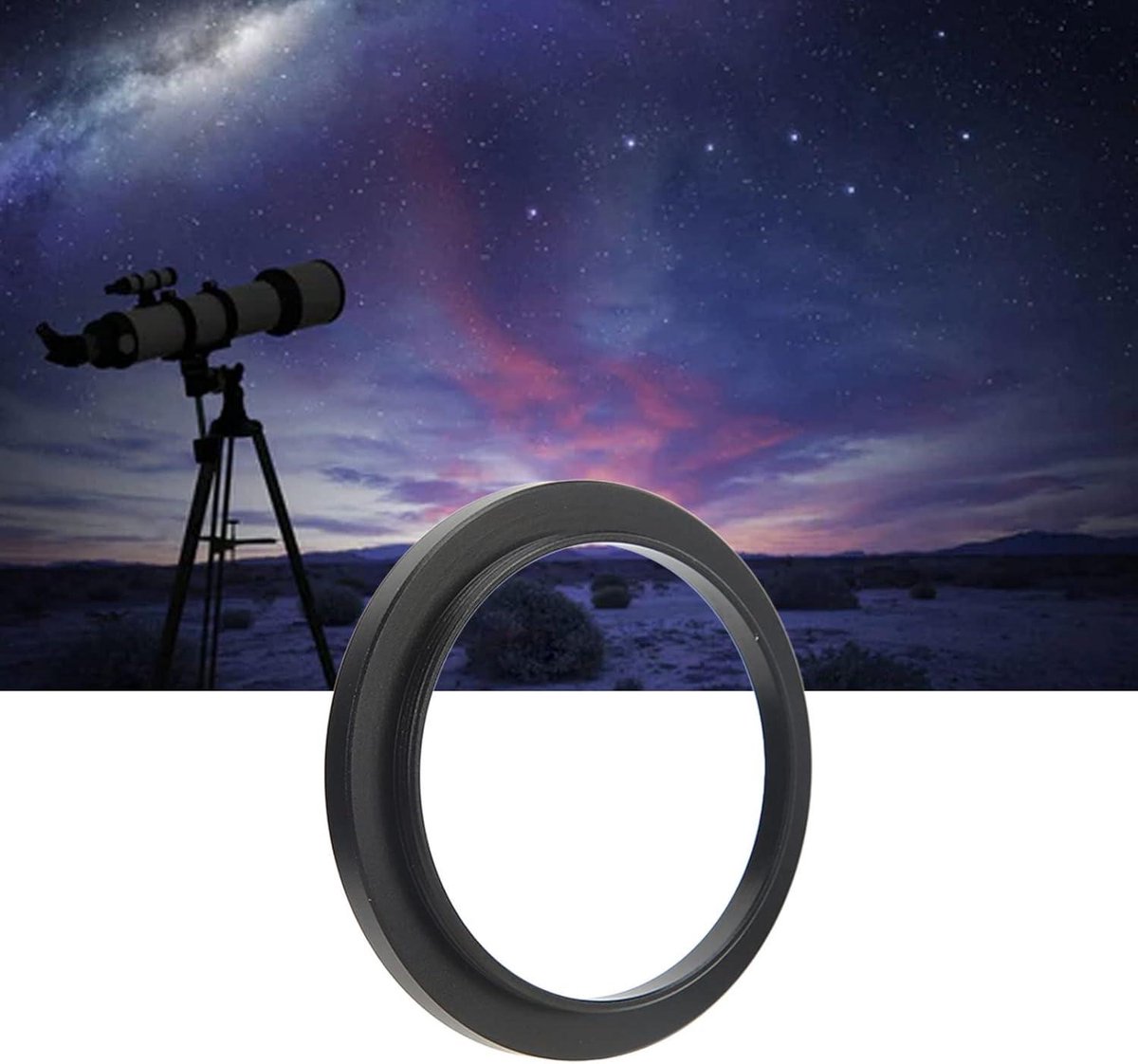 JGS Premium Aluminium Adapterring M42 naar M48 0,75 mm