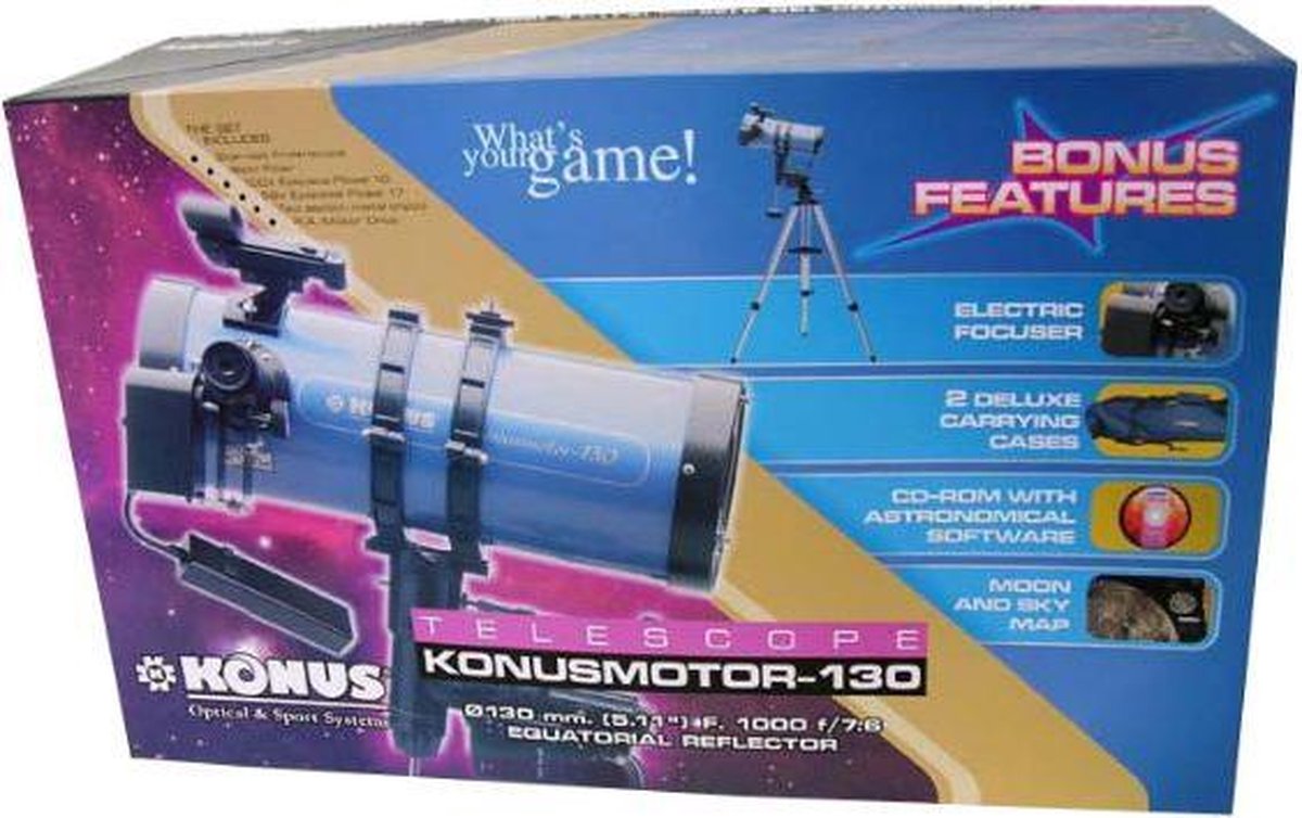 Konus Konusmotor-130 Spiegeltelescoop 130/1000