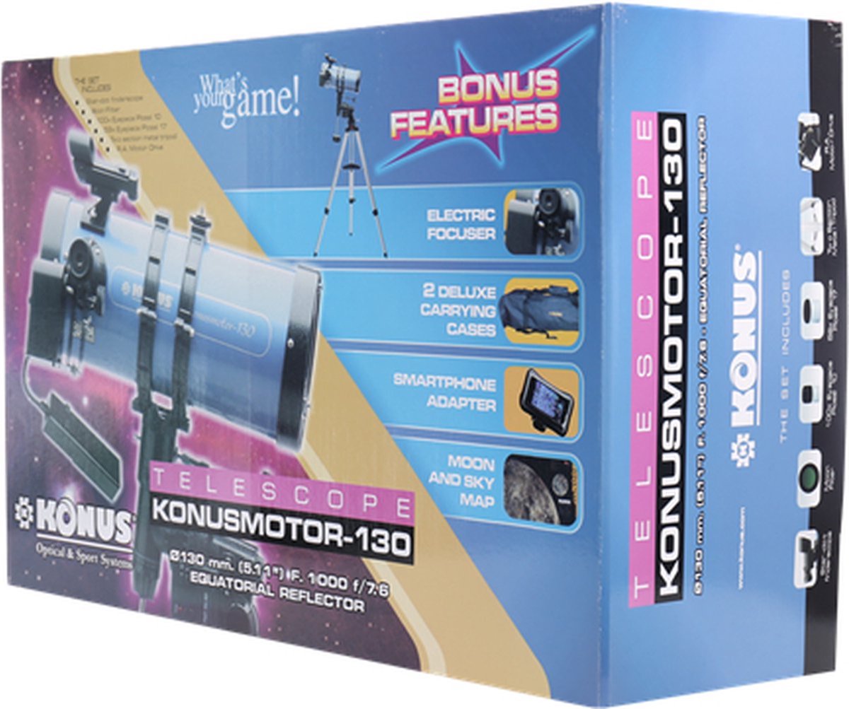 Konus Konusmotor-130 Spiegeltelescoop 130/1000
