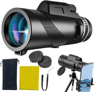 Krachtige Telescoop - Handheld Verrekijker - Natuur en Sterren - 80x Vergroting - Compact Lichtgewicht