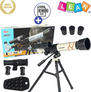 LEAN Toys Wetenschappelijke Telescoop - Educatieve Astronomie Set review