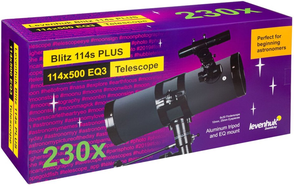 Levenhuk Blitz 114s PLUS Telescoop